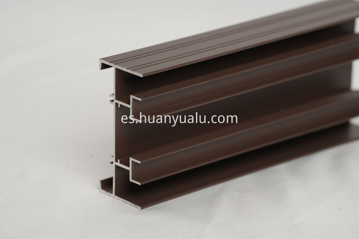 Spray painted door and window profiles